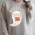 Booooks Ghost Halloween Teacher Book Library Reading Raglan Sleeve Sweatshirt Heather Forest Booooks Ghost Halloween Teacher Book Library Reading Raglan Sleeve Sweatshirt Heather Forest