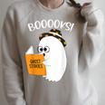 Booooks Ghost Reading Books Halloween Teacher Gift For Men Women Raglan Sleeve Sweatshirt Heather Forest Booooks Ghost Reading Books Halloween Teacher Gift For Men Women Raglan Sleeve Sweatshirt Heather Forest