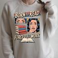 Born To Read For Book Lovers Raglan Sleeve Sweatshirt Heather Forest Born To Read For Book Lovers Raglan Sleeve Sweatshirt Heather Forest