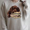 Boykin Spaniel Books Dog Breed Graphic Raglan Sleeve Sweatshirt Heather Forest Boykin Spaniel Books Dog Breed Graphic Raglan Sleeve Sweatshirt Heather Forest