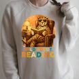 Boys Animal Wild About Reading Cheetah Book Raglan Sleeve Sweatshirt Heather Forest Boys Animal Wild About Reading Cheetah Book Raglan Sleeve Sweatshirt Heather Forest