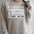 Camping And Books RV Outdoor Camper Raglan Sleeve Sweatshirt Heather Forest Camping And Books RV Outdoor Camper Raglan Sleeve Sweatshirt Heather Forest