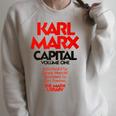 Capital Karl Marx Vintage Book Cover Raglan Sleeve Sweatshirt Heather Forest Capital Karl Marx Vintage Book Cover Raglan Sleeve Sweatshirt Heather Forest