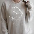 Cat Holds Book Writing Animal Print Motif Drawing Art Cat Raglan Sleeve Sweatshirt Heather Forest