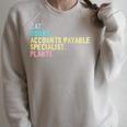 Cats Books Plants Accounts Payable Specialist Raglan Sleeve Sweatshirt Heather Forest