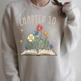 Chapter 10th Birthday Bookworm 10 Years Old For Book Lovers Raglan Sleeve Sweatshirt Heather Forest Chapter 10th Birthday Bookworm 10 Years Old For Book Lovers Raglan Sleeve Sweatshirt Heather Forest