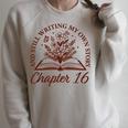 Chapter 16 Book Readers Flower Lovers 16th Birthday Girls Raglan Sleeve Sweatshirt Heather Forest