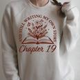 Chapter 19 Book Readers Flower Lovers 19th Birthday Girls Raglan Sleeve Sweatshirt Heather Forest