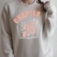 Chapter 25 Birthday Shirt Women Book Lover 25th Birthday Raglan Sleeve Sweatshirt Heather Forest