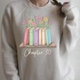Chapter 30 Book Lover Thirty Years Old 30th Birthday Floral Raglan Sleeve Sweatshirt Heather Forest Chapter 30 Book Lover Thirty Years Old 30th Birthday Floral Raglan Sleeve Sweatshirt Heather Forest