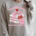 Chocolate Melts But Books Are Forever Booktrovert Raglan Sleeve Sweatshirt Heather Forest Chocolate Melts But Books Are Forever Booktrovert Raglan Sleeve Sweatshirt Heather Forest