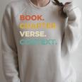 Christian Bible Study Book Chapter Verse Context Scripture Premium Tri-Blend Raglan Sleeve Sweatshirt Heather Forest Christian Bible Study Book Chapter Verse Context Scripture Premium Tri-Blend Raglan Sleeve Sweatshirt Heather Forest