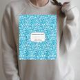 Classic Sky Blue Composition Book School Book Teachers Raglan Sleeve Sweatshirt Heather Forest Classic Sky Blue Composition Book School Book Teachers Raglan Sleeve Sweatshirt Heather Forest