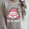 I Closed My Book To Be Here Read Reading Lover Women Girls Raglan Sleeve Sweatshirt Heather Forest I Closed My Book To Be Here Read Reading Lover Women Girls Raglan Sleeve Sweatshirt Heather Forest