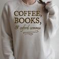 Coffee Books & Oxford Commas Funny Grammar Nerd Gift Raglan Sleeve Sweatshirt Heather Forest Coffee Books & Oxford Commas Funny Grammar Nerd Gift Raglan Sleeve Sweatshirt Heather Forest