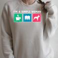 Coffee Books And Boston Terrier Dog Raglan Sleeve Sweatshirt Heather Forest