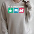 Coffee Books And Havanese Dog Men Women Kids Raglan Sleeve Sweatshirt Heather Forest
