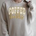 Coffee And Books I Love Them Both Book Coffee Lover Raglan Sleeve Sweatshirt Heather Forest