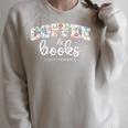 Coffee And Books i Love Them Both Raglan Sleeve Sweatshirt Heather Forest