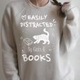 Coffee Cats And Books Ironic Kitty Literature Raglan Sleeve Sweatshirt Heather Forest Coffee Cats And Books Ironic Kitty Literature Raglan Sleeve Sweatshirt Heather Forest