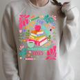 Color Our World Summer Reading 2025 Boho Wildflower Book Raglan Sleeve Sweatshirt Heather Forest Color Our World Summer Reading 2025 Boho Wildflower Book Raglan Sleeve Sweatshirt Heather Forest