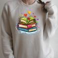 Colorful Books Love Books Watercolor Booklover Performance Raglan Sleeve Sweatshirt Heather Forest Colorful Books Love Books Watercolor Booklover Performance Raglan Sleeve Sweatshirt Heather Forest