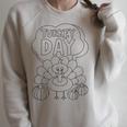 Coloring Book Style Blank Happy Thanksgiving Turkey Day Raglan Sleeve Sweatshirt Heather Forest Coloring Book Style Blank Happy Thanksgiving Turkey Day Raglan Sleeve Sweatshirt Heather Forest