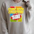 Comic Book Collectors Have Serious Issues Raglan Sleeve Sweatshirt Heather Forest