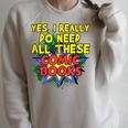 Comic Book Fan Reader I Need All These Comic Books Raglan Sleeve Sweatshirt Heather Forest