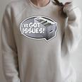 Comic Book Shirt I'Ve Got Issues Comics Lover T Shirt Raglan Sleeve Sweatshirt Heather Forest Comic Book Shirt I'Ve Got Issues Comics Lover T Shirt Raglan Sleeve Sweatshirt Heather Forest