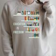 Cool Africa Education Is Freedom Library Book Raglan Sleeve Sweatshirt Heather Forest Cool Africa Education Is Freedom Library Book Raglan Sleeve Sweatshirt Heather Forest