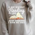 Cool Reading For Men Women Kids Bookworm Teacher Book Reader Raglan Sleeve Sweatshirt Heather Forest