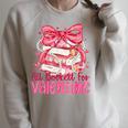 Coquette Bow All Booked For Valentine Book Lover Bookish Raglan Sleeve Sweatshirt Heather Forest Coquette Bow All Booked For Valentine Book Lover Bookish Raglan Sleeve Sweatshirt Heather Forest
