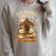 Cozy Ghouls Bookish Halloween Gazebo Scene Raglan Sleeve Sweatshirt Heather Forest Cozy Ghouls Bookish Halloween Gazebo Scene Raglan Sleeve Sweatshirt Heather Forest