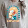 Crockpot Cookbook Baking Cooking Lovers Chef Cook Bakers Raglan Sleeve Sweatshirt Heather Forest