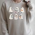 Cute Boo Ghost Read More Books Halloween Book Lover Raglan Sleeve Sweatshirt Heather Forest