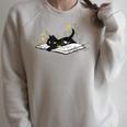 Cute Book Cat Book Lover Floral Teacher Life Women Raglan Sleeve Sweatshirt Heather Forest Cute Book Cat Book Lover Floral Teacher Life Women Raglan Sleeve Sweatshirt Heather Forest