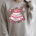 Cute Book Lover Read Reading Bookworm Women Girls Kids Raglan Sleeve Sweatshirt Heather Forest