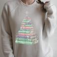Cute Bookmas Christmas Book Tree Book Lover Teacher Raglan Sleeve Sweatshirt Heather Forest Cute Bookmas Christmas Book Tree Book Lover Teacher Raglan Sleeve Sweatshirt Heather Forest
