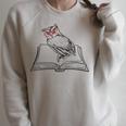 Cute Forest Animal Owl Reading Books Literature Raglan Sleeve Sweatshirt Heather Forest Cute Forest Animal Owl Reading Books Literature Raglan Sleeve Sweatshirt Heather Forest