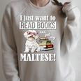 Cute Glasses Read Books & Pet My Maltese Lover Raglan Sleeve Sweatshirt Heather Forest Cute Glasses Read Books & Pet My Maltese Lover Raglan Sleeve Sweatshirt Heather Forest