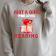 Cute Just A Girl Who Loves Reading Books Women And Girls Raglan Sleeve Sweatshirt Heather Forest Cute Just A Girl Who Loves Reading Books Women And Girls Raglan Sleeve Sweatshirt Heather Forest