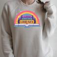 Cute Reading Book Lover Support Your Local Library Rainbow Raglan Sleeve Sweatshirt Heather Forest Cute Reading Book Lover Support Your Local Library Rainbow Raglan Sleeve Sweatshirt Heather Forest