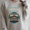 Dangerously Close For Mystery Novel Book Author Raglan Sleeve Sweatshirt Heather Forest