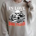 Dark Romance Booktok In Love With The Book Villain Raglan Sleeve Sweatshirt Heather Forest