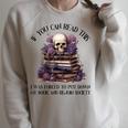Dark Romance Merch I Put Down My Book Lover Spicy Skeleton Raglan Sleeve Sweatshirt Heather Forest Dark Romance Merch I Put Down My Book Lover Spicy Skeleton Raglan Sleeve Sweatshirt Heather Forest