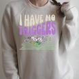 Dark Romance Shirt Women Smutt Book Merch I Have No Triggers Raglan Sleeve Sweatshirt Heather Forest Dark Romance Shirt Women Smutt Book Merch I Have No Triggers Raglan Sleeve Sweatshirt Heather Forest