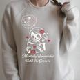 Dark Romance Skeleton Costume Woman Pajama Book Reading Raglan Sleeve Sweatshirt Heather Forest