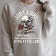 Dark Romance Smutt Book Merch STFUATTDLAGG Good Girl Trigger Raglan Sleeve Sweatshirt Heather Forest Dark Romance Smutt Book Merch STFUATTDLAGG Good Girl Trigger Raglan Sleeve Sweatshirt Heather Forest