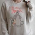 Disney The Jungle Book Group Distressed Poster Raglan Sleeve Sweatshirt Heather Forest